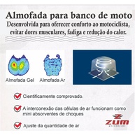 Almofada de Ar para Moto: Conforto Air Hawk! - imagem 2