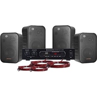 Kit Som Ambiente Hayonik Ambience 4000 Preto 400W RMS: Potência e Versatilidade para Seu Espaço - imagem 2