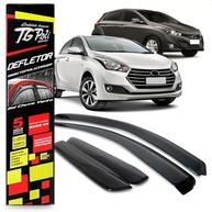 Calha de Chuva Slim Fumê para Hyundai HB20 Hatch 4 Portas (2012-2019) - Proteção e Estilo - imagem 2