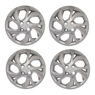 Kit 4 Calotas Esportivas Aro 15 Grafite Brilhante para Hyundai HB20 e HB20S 2020 - imagem 2