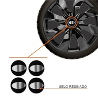 Jogo de Calotas Prime Black Aro 14 para HB20, HB20S, Elantra, i30, Sonata + Selo Resinado - Elitte Motors - imagem 3