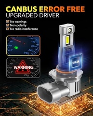 OXILAM Lâmpadas LED HB3 9005: Iluminação 1000% Mais Brilhante e Instalação Rápida - imagem 5