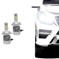Par Lâmpadas Farol Full LED 9006 HB4 Alto Baixo 6500K 4800lm C6 - imagem 3