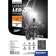 Par De Lâmpadas Ultra Led Titanium Shocklight Hb4 - imagem 2