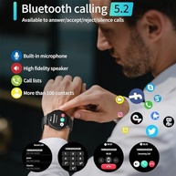 Smartwatch PEJE ZW02: Chamadas, 123 Esportes, IP68, Tela HD 1.28" - Seu Companheiro Inteligente - imagem 5