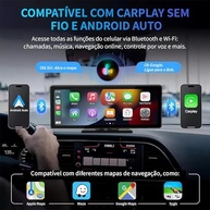 Multimídia Automotivo FINYQBET 10.3" HD: Carplay, Android Auto, DVR e Mais para Segurança e Conectividade Inteligente - imagem 5
