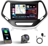 Central Multimídia Jeep Cherokee 2013-2018 Android 10.1" com CarPlay Sem Fio, Android Auto e Câmera HD - imagem 2