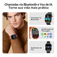 Smartwatch AMOLED 1.96" HD: Seu Assistente Inteligente com Chamadas Bluetooth e Monitoramento Completo - imagem 4
