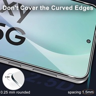 Película de Vidro 9H para Galaxy M56: Proteção HD Suprema - imagem 3