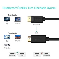 UGreen Cabo DisplayPort para HDMI 2.0: Imagens 4K Incríveis e Conexão Perfeita - imagem 3