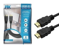 Cabo HDMI 1.4 PIX 4K ULTRAHD 2 Metros: Imagem Cristalina e Conexão Perfeita - imagem 2