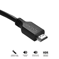 Cabo HDMI 2.0 4K 60Hz 28AWG Cobre Puro 50cm - PCYES PHM20-05 | Imagem Cristalina e Conexão Estável - imagem 5