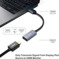 Adaptador DisplayPort para HDMI Ativo Cinza Espacial - Conexão Unidirecional Plug and Play - imagem 3
