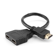 Duplicador Y HDMI Macho para 2 Fêmeas (1.4V) 0.3M XT-2010: Expanda sua Conexão! - imagem 2