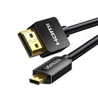 Cabo Adaptador Micro HDMI para HDMI 1 Metro: Conexão Rápida e Imagem em Alta Definição - imagem 1