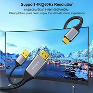Cabo HDMI para USB-C 2m 4K@60Hz com Alimentação: Conecte seu MacBook, Surface e Mais! - imagem 5
