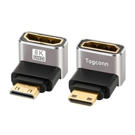 Mini Adaptador HDMI 90 Graus (2 Unidades) - Conexão L Perfeita para 8K e 4K - imagem 1