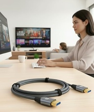Cabo HDMI 2.1 8K 48Gbps: Imagem Imersiva para PS5, Xbox, TV 4K/8K e Gamer - imagem 3