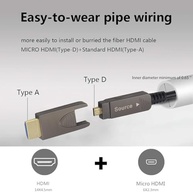 Cabo HDMI Fibra Ótica 4K 60Hz 15 Pés: Ultra Velocidade e Imagem Imersiva - imagem 5