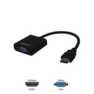 PlusCable ADP-HDMIVGA20BK: Conecte HDMI a VGA com Áudio 1080P - imagem 3