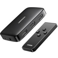 UGREEN Switch HDMI 3 em 1: 4K HDR, Controle Remoto e Compatibilidade Universal - imagem 1