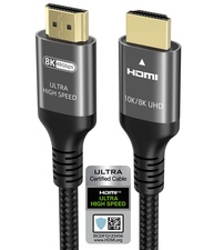 Cabo HDMI Ubluker 2M 8K/4K 48Gbps: Imersão Total com 240Hz, HDR10+ e eARC para PS5, Xbox e Mais! - imagem 1