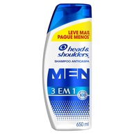 Head & Shoulders Men: Shampoo Anticaspa 3 em 1 - 650ml - imagem 1