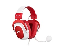 Havit Headphone Fone de Ouvido H2002d Red, Gamer, com Microfone, Falante 53mm, Plug 3, 5mm: compatível com XBOX ONE e PS4, HV-H2002d Cor Vermelho e Branco - imagem 1