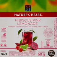 Nescafé NATURES HEART TEA Hibiscus Pink Lemonade 10Caps 1x60g - imagem 2