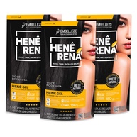Henê Rená Preto Natural: Kit 3 para um Liso Poderoso - imagem 1