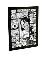 Quadro Decorativo A3 Anime Hentai Ahegao Manga - Arte Premium para Quartos e Espaços Geeks - imagem 1