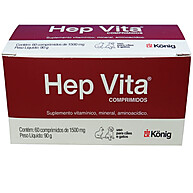Hep Vita 1500mg König – Suplemento Hepático para Cães e Gatos - imagem 1
