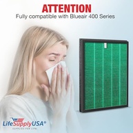 Filtro HEPA Verdadeiro LifeSupplyUSA para Rabbit Air BioGS 2.0 SPA-550A e SPA-625A - imagem 3