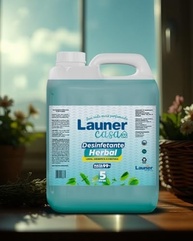 Desinfetante Herbal Launer Casa - Fragrância Duradoura, 99% Antibacteriano, Alto Rendimento - imagem 3