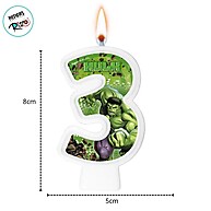 Vela Hulk Disney: Decore a Festa com o Incrível Herói! - imagem 2