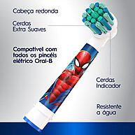 Refil Escova Oral-B Spiderman: Sorriso Heroico! - imagem 2