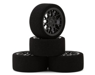Pneu Pro-Line Racing Fifty6 Montado em Roda Preta 8mm Hex - Máxima Aderência para Losi NASCAR - imagem 2