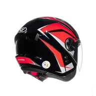Capacete Fly Jet HG Freedom Preto/Vermelho - Segurança e Estilo para Sua Moto - imagem 5