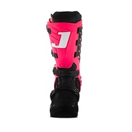 Bota Motocross Articulada Jett Hi-Vis Preta/Rosa - Segurança e Conforto para sua Pilotagem - imagem 4