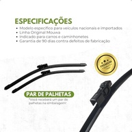 Kit Palhetas Híbridas Mouwa MH2620 + Traseira para Land Rover Discovery Sport (2014-2079) - imagem 5