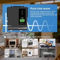 Inversor Solar Híbrido 1500W MPPT 40A: Energia Pura e Inteligente para seu Lar Off-Grid - imagem 4