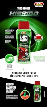 Proauto Lava Autos Híbrido 500ml: Limpeza Profunda e Proteção Duradoura - imagem 4