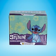 Caneca Stitch Disney com Mosquetão: Aventura e Hidratação! - imagem 2