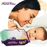 Lenço Umedecido Pluma Baby: Cuidado e Hidratação - imagem 2