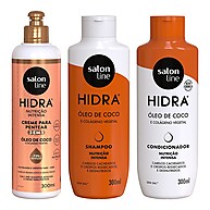 Hidratação Poderosa: Kit Óleo de Coco para Cabelos Cacheados - imagem 1