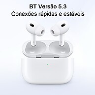 H'maston RS-21: Fone Bluetooth 5.3 TWS com Áudio HIFI - imagem 2