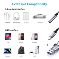 Adaptador USB C para P2 HiFi AVMAX (2 Unidades) - Som Imersivo e Conexão Universal - imagem 4