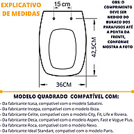 Assento Sanitário Icasa Sabatini: Conforto e Higiene - imagem 2