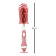 Escova de Limpeza para Mamadeira Buba com Silicone Macio Rosa - Ideal para Higiene Segura e Eficiente - imagem 3