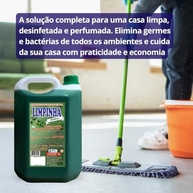 Desinfetante Bactericida Herbal 5L Limpinha - Elimina Maus Odores e Garante Higiene Total - imagem 5